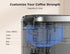 6-14oz 3 6.6" Bonsenkitchen Single Serve Coffee Maker K Cup Pod with Brew Size- Min Fast Brewing Machine with Strength