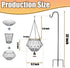 WaiLaDi Hanging Chicken Feeder,Chicken Toys for Coop, Foldable Poultry Vegetable Fruits Feeder Basket with Shepherd's