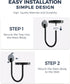 3pcs Bamworld Hanging Planters for Indoor Plants Wall Plant Holder Plant Hanger Indoor Wall Planters Window Plant