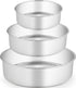 TeamFar 6/8/9 Inch Cake Pan Set - Stainless Steel Round Baking Pans for Cake, Brownie, Lasagna, Dishwasher Safe