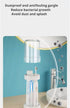 POMN Kids Toothbrushes Holder with Cute Cup, with Kawaii Badge Sticker, Electric Toothbrush Holder for Kids Toddler
