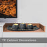 3 Coffee Table Decor, Pieces Candle Holders with Tray and Rocks, Centerpiece Table Decorations for Living Room, Dining