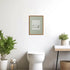 12x16 inch Funny Kids Bathroom Wall Art Cute Boy in Bathtub Wall Decor Picture, Eclectic Child Nursery Bathroom Poster