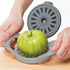 PrepWorks by Progressive 16-Slice Thin Apple Slicer and Corer with Attached Safety Cover - Dishwasher Safe (Grey)