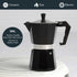 Primula Classic Stovetop Espresso and Coffee Maker, Moka Pot for Italian and Cuban Café Brewing, 6 Espresso Cups, Black