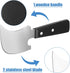 Hanaive 2 Pcs One Handed Rocker Knife for Disabled, Curved Steak Knife, Easy Hold Utensil for Limited Strength