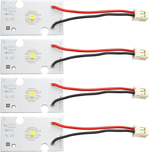 4pk LED Light Module Assembly for Whirlpool Kenmore Kitchenaid Maytag Refrigerator Replacement W10843353 W11205083