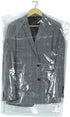 30 Pack Clear Plastic Clothes Covers, 35.4inch Dry Cleaning Dust Proof Garment Bags for Home Storage