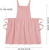 Cotton Linen Pinafore Apron Dress for Women - Cute Art Chef Apron for Baking and Gardening