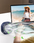 RJVW Small USB Desk Fan, 3 Speeds Portable Table Fan, 4 Inch Mini Fan, 360° Rotatable for Home Office