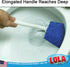 6 Pack, LOLA Bath & Toilet Bowl Scrubber Brush w/Comfort Handle, w/Hang Hole. Non-Scratch, Removes Rings w/Scrubbing