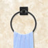 Towel Simple Wall Mounted Kitchen Bathroom Round Towel Rack Holder, Space Saver Hardware