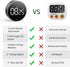 VOCOO Digital Kitchen Timer: Magnetic Countdown Timer with Large LED Display, Easy for Cooking