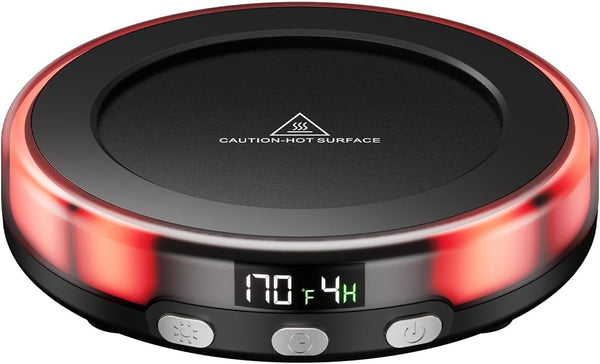 Gaiatop Coffee Mug Warmer for Desk, 3 Temp Settings, 2-9Hrs Timer, 3
