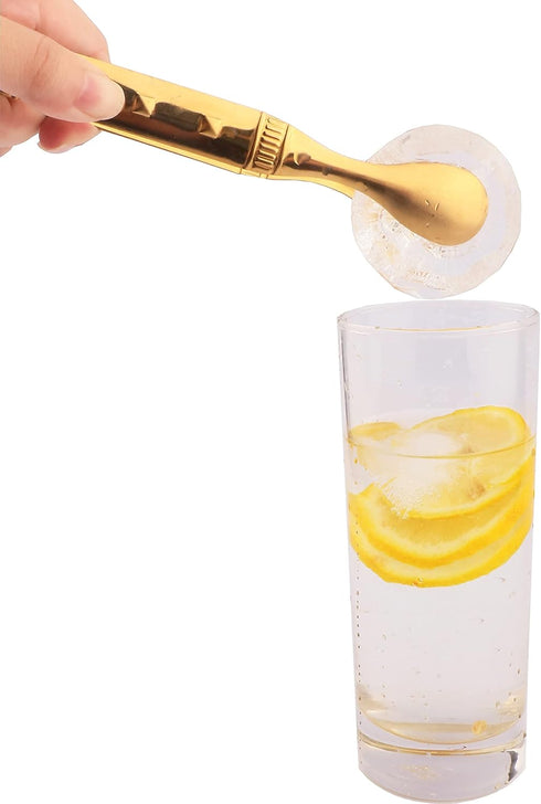 6-Pieces Gold Mini Tongs - 6 Inch Serving Utensils for Appetizers, Ice, Sugar