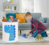 19.7" Dinosaur Laundry Basket, Kids Toys Storage Bin, Waterproof Baby Clothes Hamper with Handles, Collapsible Nursery