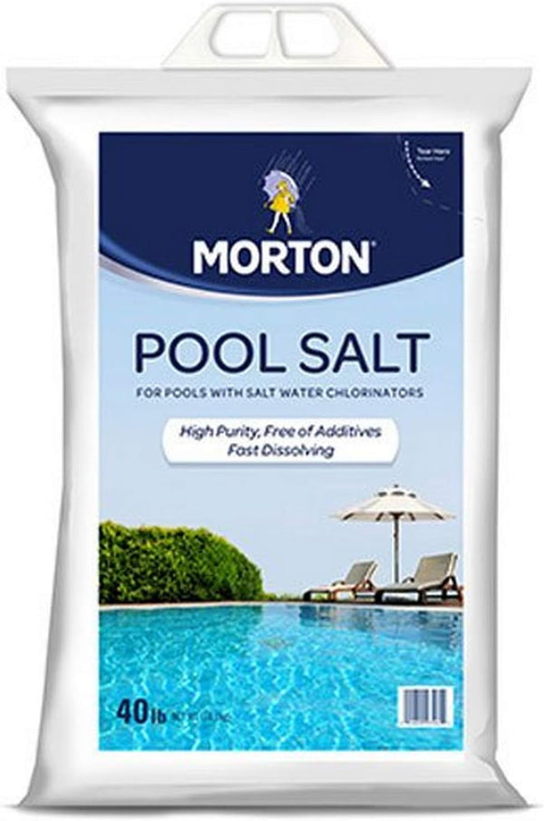 Morton Salt 3460 Pool Salt, 40 lb