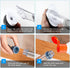 QUTHZZHY 4-in-1 Set 4 Dish Cleaning Brush Soap Dispensing Dish Brush with Replacement Heads and Storage Holder, Kitchen