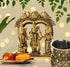 Kalash Minakari Lota Pooja Pot Steel Vessel Utensil Puja Decoration Worship Purpose Article for Temple Home Office Diwali Festival Decoration and Gifting(Antique Golden Lota) by Tarini Gallery