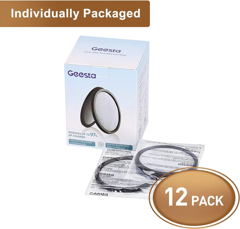 12-Pack Premium Activated Charcoal Water Filter Disk for All Mr. Coffee Models