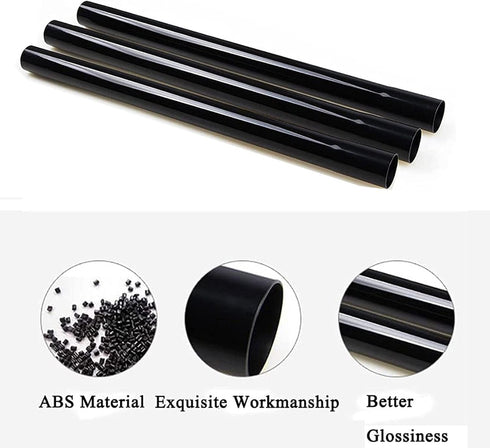 Vacuum Extension Wand 1 1/4" for Shop Vac Accessories, 14.7" Long, 3pcs Extension Pipe Vacuum Tubes