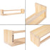 24 Inch Set 3 AZSKY Nursery Book Shelves Rustic Natural Wood Floating Shelves,Wall Book Shelves for Farmhouse,Bathroom