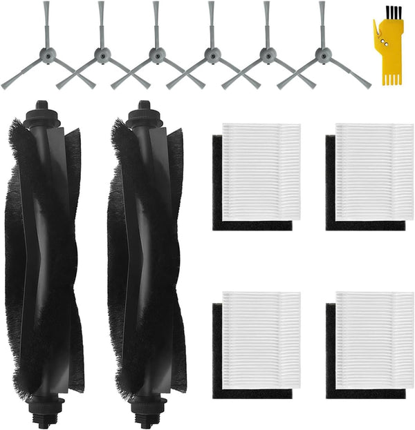 Replacement Accessories Kit for eufy L60 L50 Robot Vacuum Cleaner, 12 Packs with Brushes and Filters
