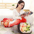 ChezMax Cute Plush Decorative Throw Pillow for Home Office Sofa, Stuffed Back Cushion, Creative Sushi Design, 18.1"