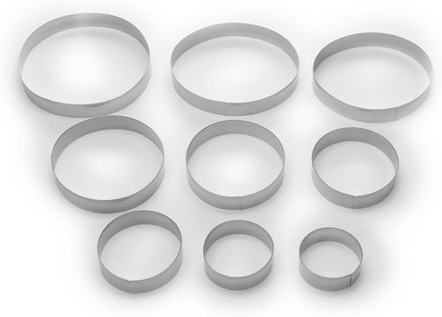 Fox Run Round Cookie Cutter Set, 1 x 6 x 6 inches
