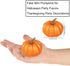 Lainrrew 12 Pcs Mini Artificial Pumpkins, Fall Harvest Simulation Decor for Halloween Thanksgiving Party (Orange)