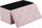 DUMOS Storage Ottoman Bench, 30in Storage Bench Foot Rest Stool with Padded