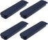 MY MIRONEY 4PCS Portable Travel Flatware Storage Box, Black Cutlery Case for Fork, Spoon, and Chopsticks