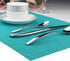 Vinyl Placemats, Washable Table Mats, Set of 4 Easy to Clean Woven Placemats for Kitchen Dining