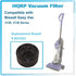 HQRP Inner & Outer Circular Filter Set for Bissell Easy Vac 31033, 3120, 3120-2, 31202, 31203, 3130 Vacuum Cleaner