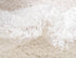Unique Loom Davos Shag Collection Area Rug - Solid White/Ivory (2' Round)