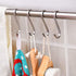 YourGift 20 Pack Flat S Hooks - Stainless Steel 3 inches S Shaped Hanging Hooks for Kitchen, Bathroom, Office