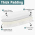 Ironing Board Cover and Pad, Standard Size 15" x 54", 4 Layers Extra Thick, Scorch Resistant with Elastic Edge