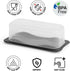 Signoraware Butter Dish with Lid -Butter Keeper Container with Clear Lid for Countertop, Frige- Durable Plastic, Unbreakable Standard Butter Dish Holder For Home, Camping, Multipurpose Bpa Free- Black