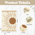 Set 2, 12x16 Inch PLKMN You Are My Sunshine Wall Decor of Nursery Decor Neutral, Sun Wall Art Posters Framed with Wood
