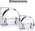 Ugly Christmas Sweater Cookie Cutter - Premium Food Grade Stainless Steel - Dishwasher Safe (2 Piece)