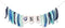 HUHJRUAR Outer Space Planets High Chair Banner - Astronaut Rocket 1st Birthday Boy