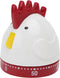 Cute Rooster Mechanical Kitchen Timer, 60 Minutes Wind Up Manual Countdown Timer for Home, Study, Cooking