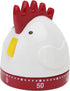 Cute Rooster Mechanical Kitchen Timer, 60 Minutes Wind Up Manual Countdown Timer for Home, Study, Cooking