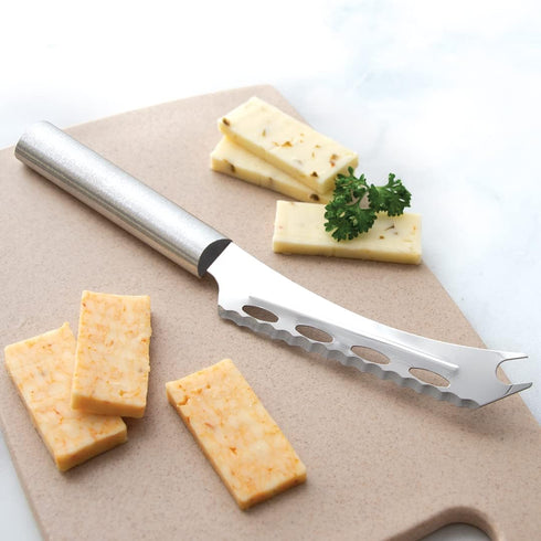 RADA Cutlery Cheese Knife, Silver Handle, Made in USA