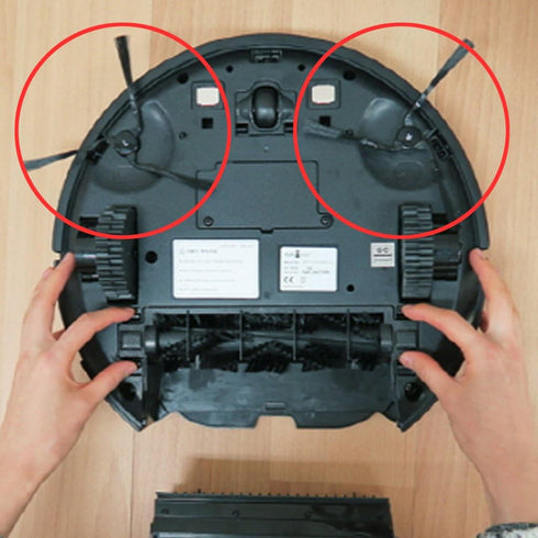 Arte YCR-M05 Series Accessories Side Brush Set for Robot Vacuum Cleaner YCR-M05-10, YCR-M05-20