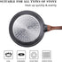 SENSARTE 9.5 Inch Nonstick Frying Pan, Swiss Granite Coating Chef's Pan, PFOA Free