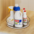 LAMU 2 Pack Lazy Susan Turntable Organizer, 10''/10.6'' Kitchen Pantry Organizers and Storage, Clear