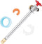 Hromee 12 Inch Frost Free Sillcock, 1/2 Inch Push-to-Connect x 3/4 Inch