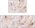 ZKLZI Kitchen Rugs Kitchen Mats for Floor 2 Pieces Liquid Marble Painting Gold