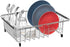 SANNO Utensil Drying Rack, Plastic Silverware Storage Holder for Dish Rack Over Sink, Chopsticks/Spoon/Fork/Knife